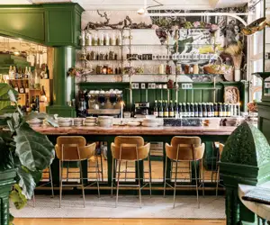 the bar